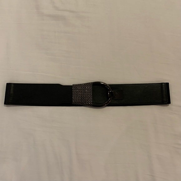 Black Fashion Belt - Size 1X - Picture 1 of 3